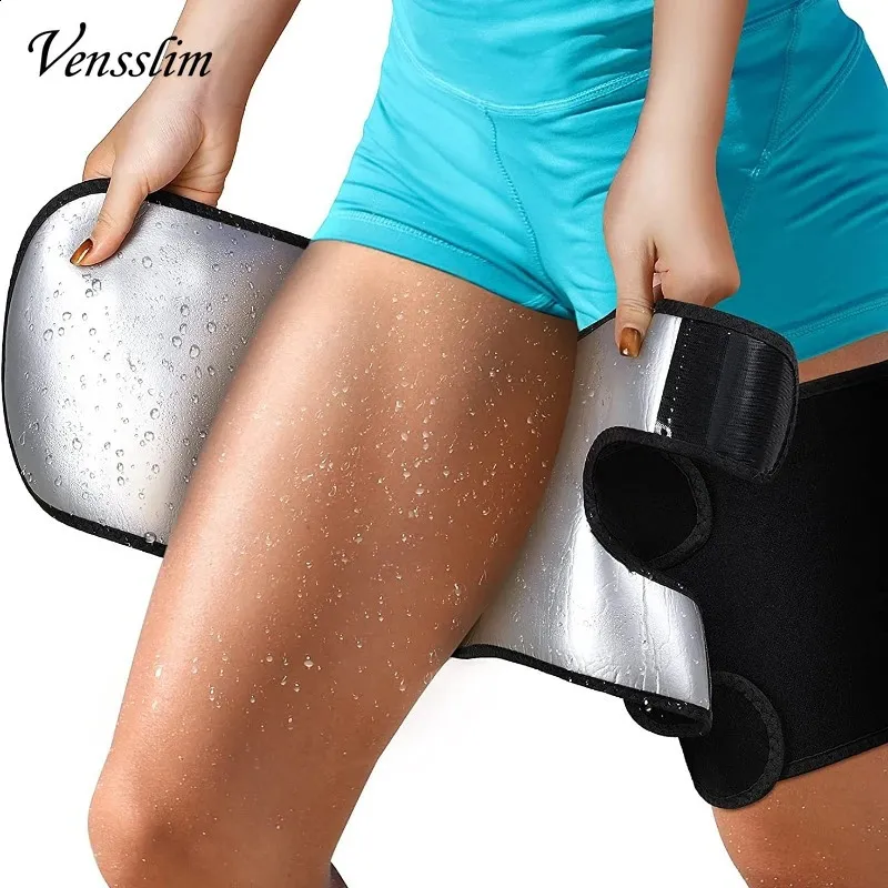 Waist Tummy Shaper Thigh Trimmers for Women Sauna Sweat Bands Leggings Shaper Adjustable Waist Trainer for Leg Cinches Slimming Weight Loss 231115