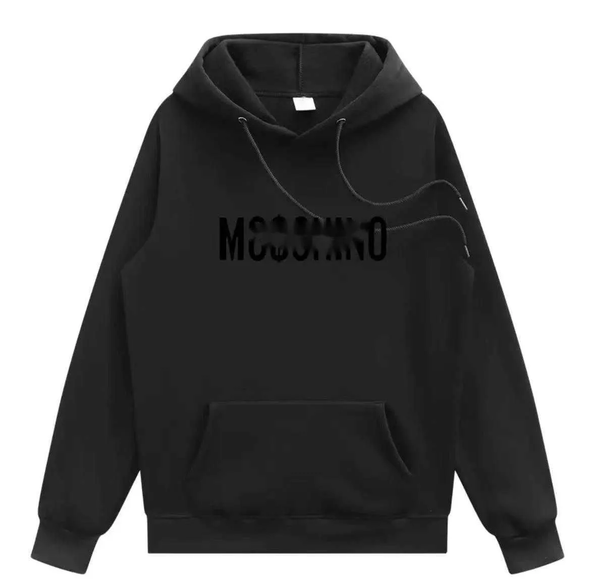 Felpe con cappuccio Moschino Felpe Moschino Moschino Stampa grafica Perfetto oversize Autunno Mens Designer Moschino Felpe con cappuccio Maglione sportivo 472