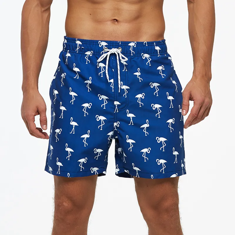 wholesale summer Loose quick-drying waterproof swimming belt lining beach shorts men