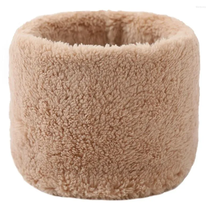 Sciarpe Invernali Più Velluto Collo Spesso Collare da Uomo a Collo Alto Sciarpe di Cotone a Prova di Freddo Peluche Protezioni per Le Orecchie Copricapo Foulard