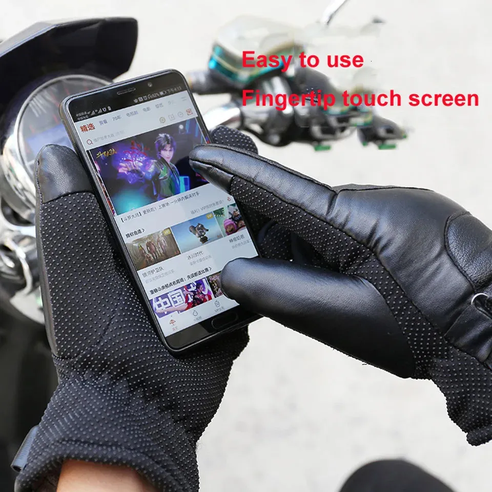 Mens Warm Ultra-thin Waterproof Anti-slip Thermal Touch Screen Ski
