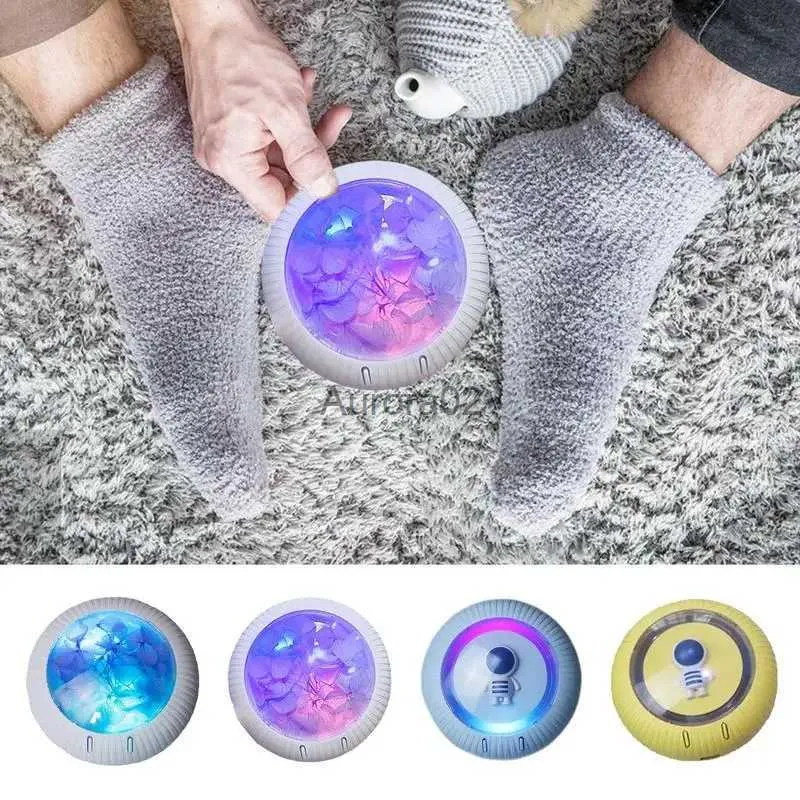 Space Heaters Hand Warmers Rechargeable Hot Hand Warmers Reusable Pocket Heater With Atmosphere Light 3S Quick Heating Home Supplies YQ231116