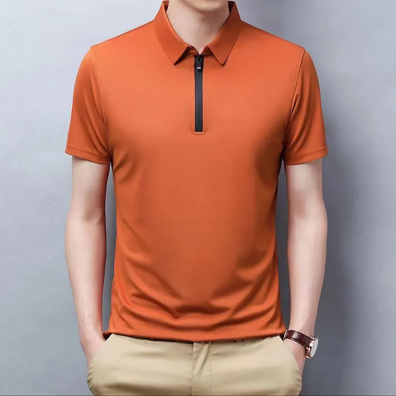 Mens Designer T Shirt Gallery Dept Shirt Boohoo Clothing Cotton Spandex Apricot Clothing Black Breattable Anti-Wrinkle Long Zipper Solid ColorundersHirt Polo