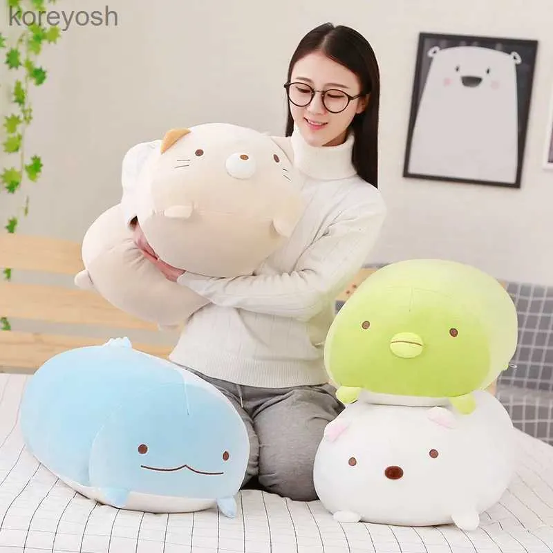 Yastıklar Japon Animasyon Sumikko Gurashi Süper Yumuşak Peluş Oyuncaklar San-X Köşe Bio Karikatür Sevimli Bebek Dolgulu Uzun Yağırlar231116