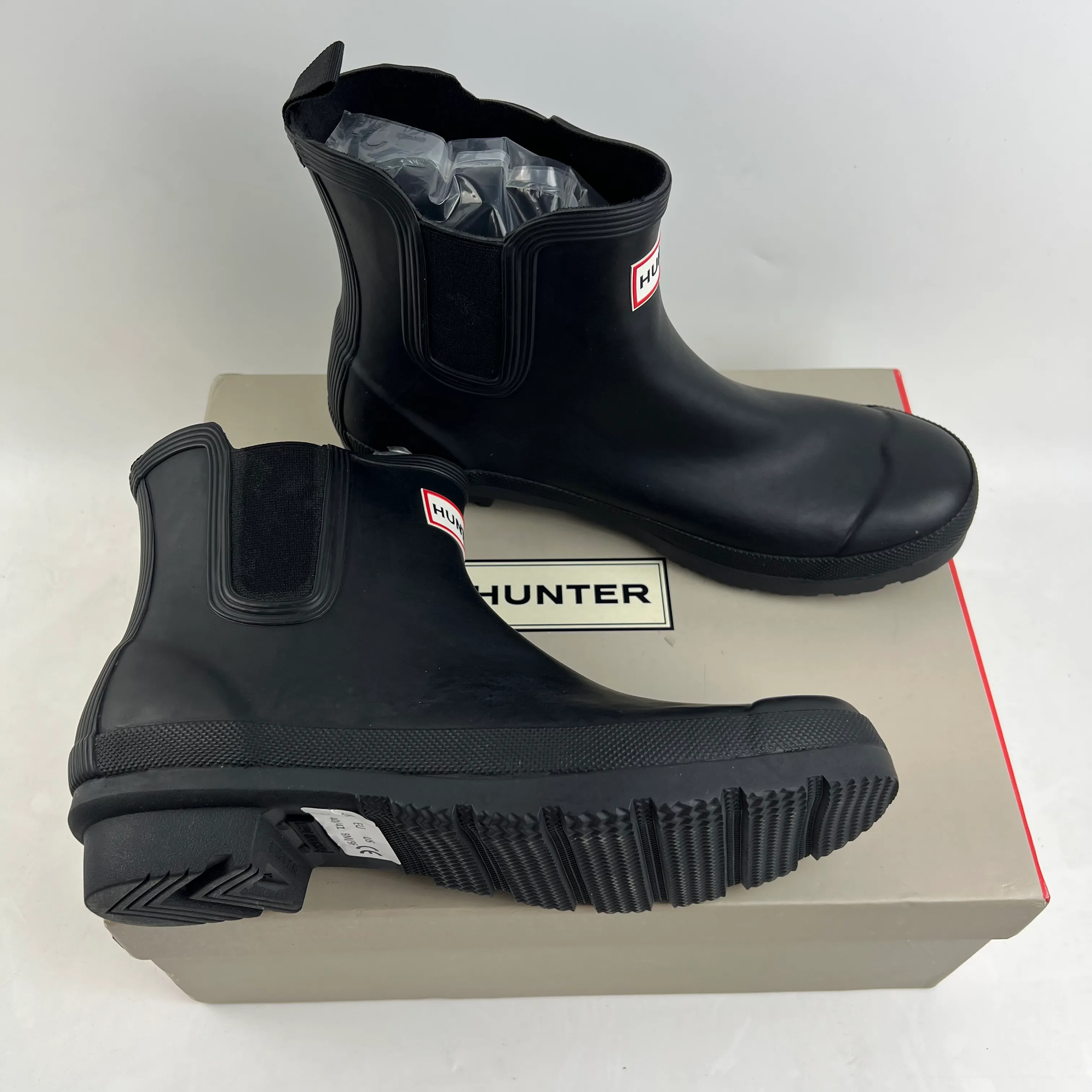 Designer hunter sapatos de propósito especial mulher caçador sapatos mulheres caçador botas de chuva de borracha formal wellies moda botas wellington vermelho logotipo design tamanho 35-42