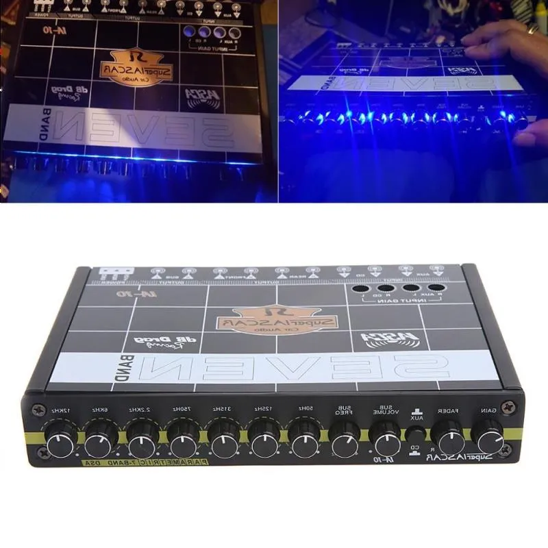 T8 Pro Aisny 9 Bande Audio HiFi Equalizzatore, Preamplificatore Stereo ADL-EQ9 Processore Audio Professionale Per Auto E Casa Nobsound EQ - Foto 13