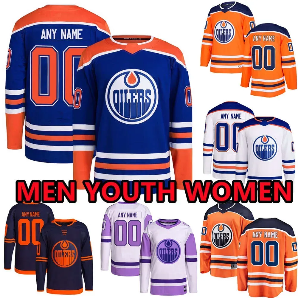 Custom Hockey Jerseys Edmonton``oilers``mens 21 Klim Kostin 27 Brett Kulak 28 Ryan Murray 10 Derek Ryan 19 Devin Shore 74 Stuart