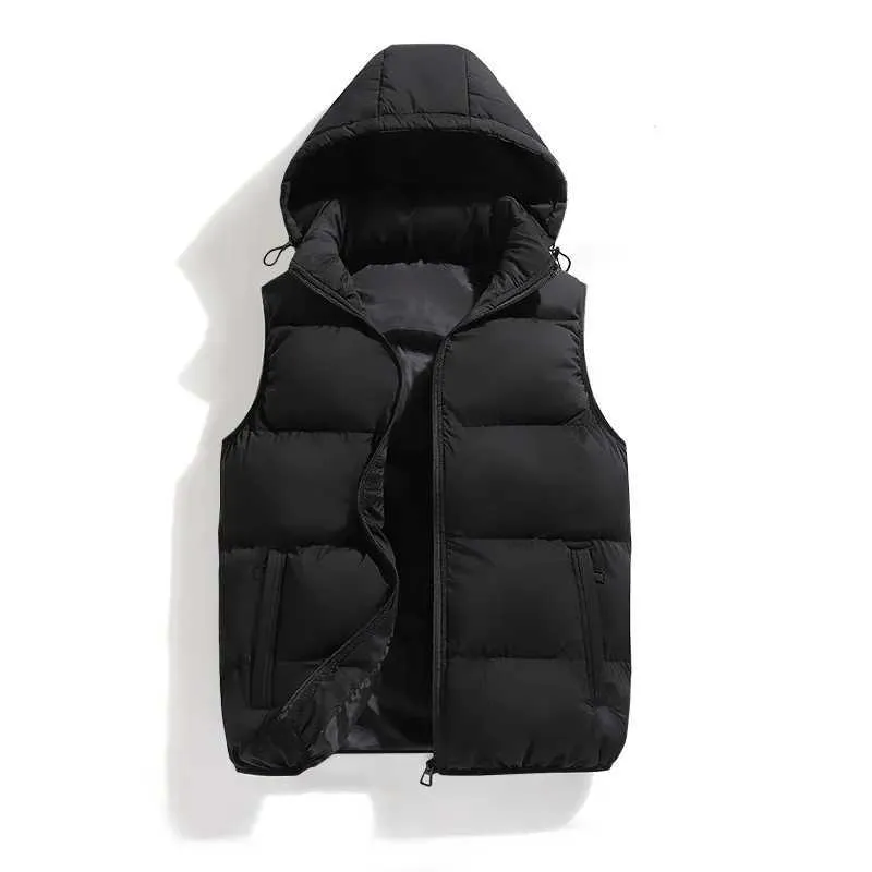 Gilets pour hommes Gilet bouffant à capuche en coton pour hommes Meilleures ventes J231116