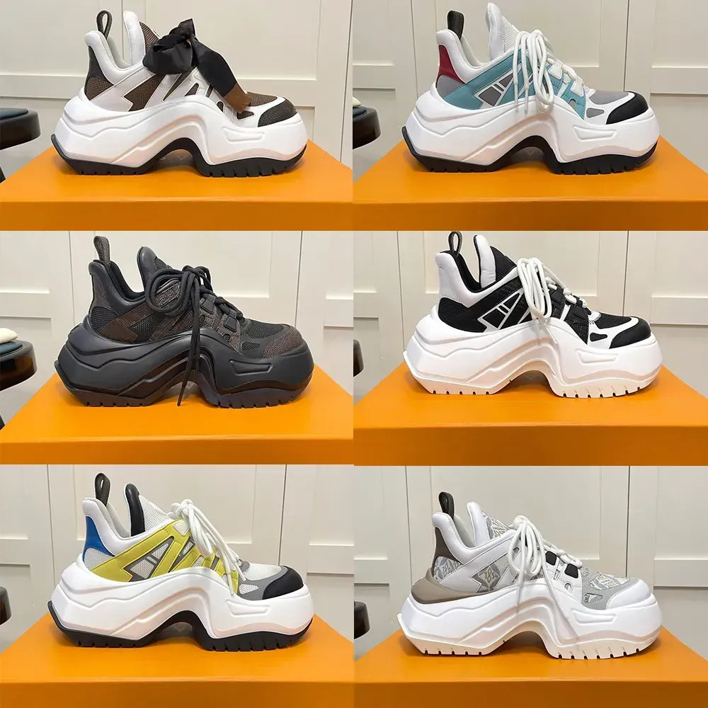 Womens Lace-Up Archlight 2.0 Platform Sneakers with Genuine