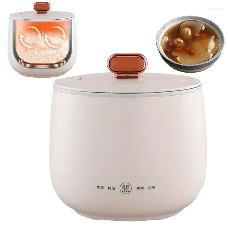 Double Boilers 110V/220V Rice Cooker Steamer With Inner Pot Kitchen