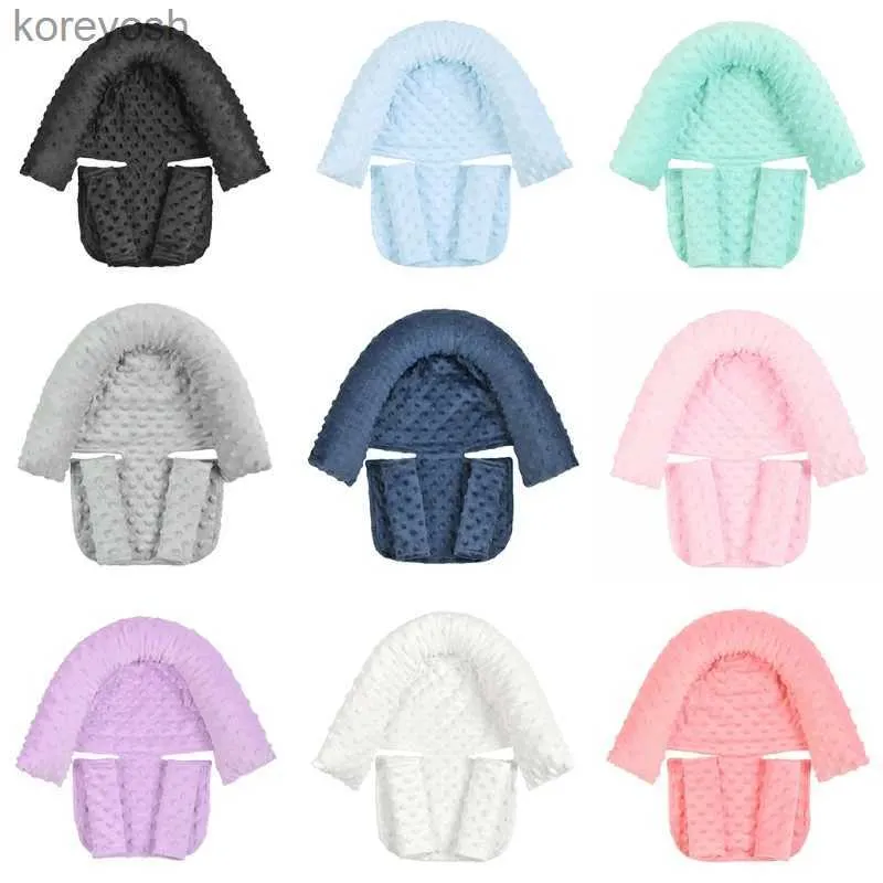 Oreillers Coussin de cou pour bébé sécurité de voiture coussin d'appui-tête Anti-tête sommeil doux pour oreiller de soutien de tête avec correspondant pour ceinture de sécurité StL231116