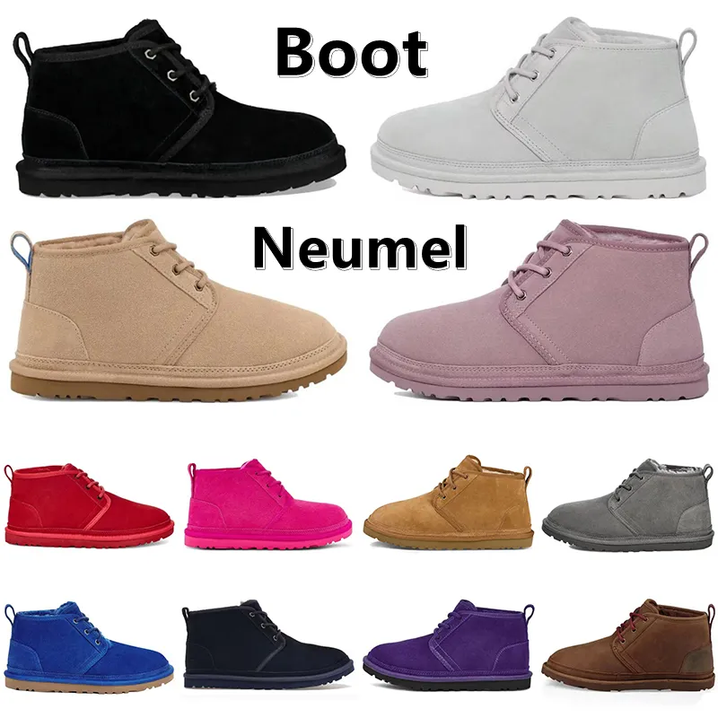 Botas masculinas de grife para mulheres mini ug neumel botas de inverno chinelos homens botas de neve ultra plataforma grande semente de mostarda vermelha pele fofa bottes plataforma infantil