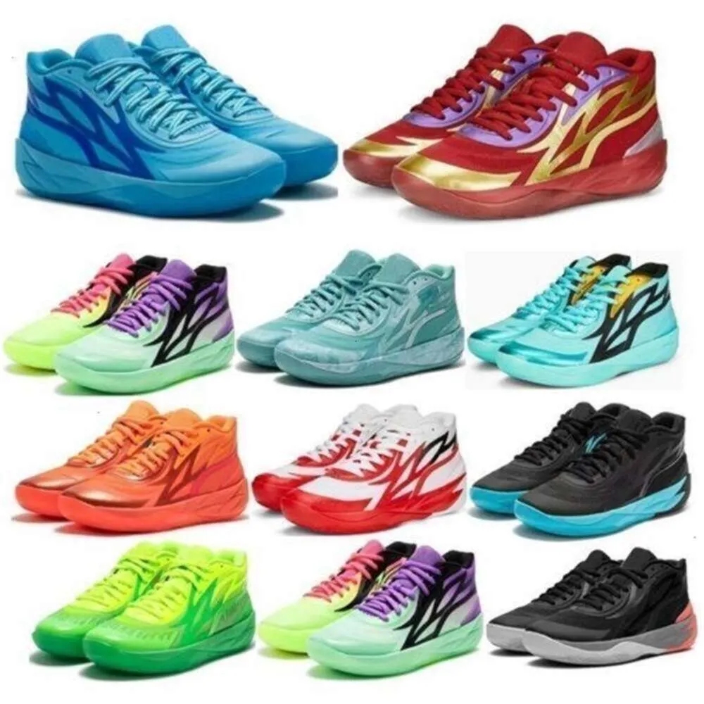 أحذية في الهواء الطلق Lamelo Shoe Lamelo Men Ball MB 2 Basketball Shoes MB.02 02 Honeycomb Phoenix Phoenom Flare Lunar New Jade Orange 2024 Tuxurys Trainers Sneakers