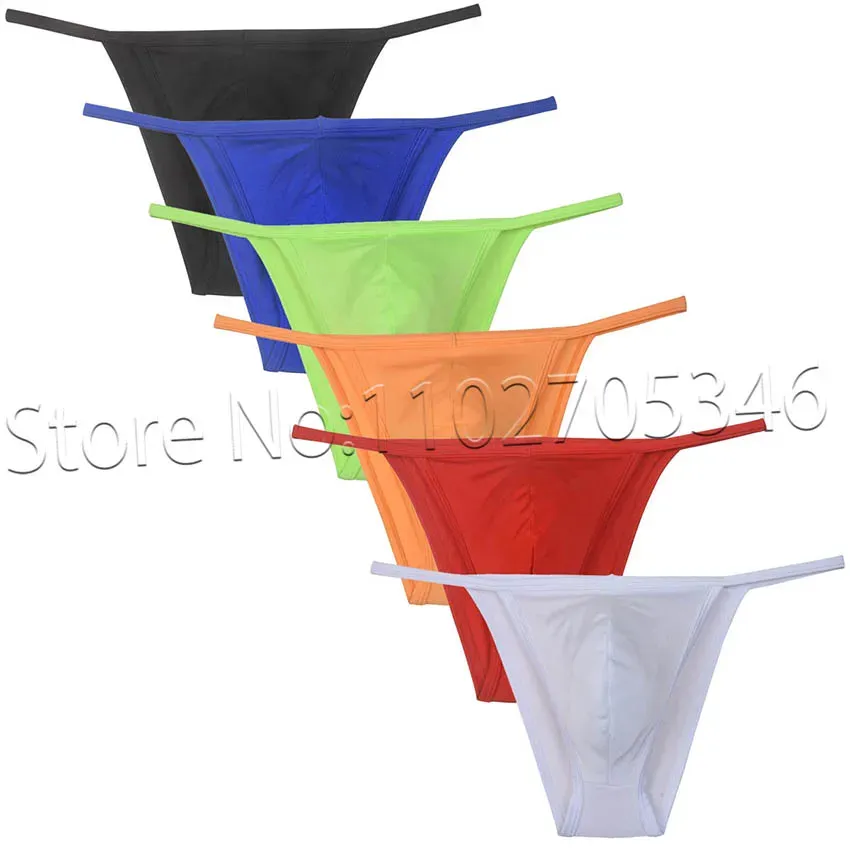 Slip bikini da uomo perizoma intimo Guy perizoma laterale aperto perizoma mini boxer da bagno setoso