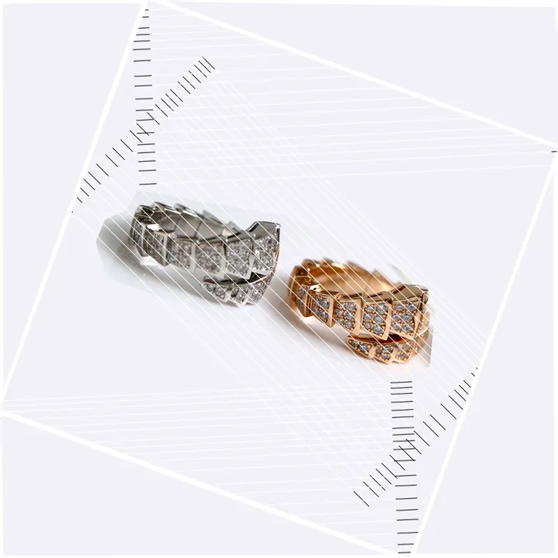 anello versatile misura 6 anelli avvolgenti gioielli placcati in oro 18 carati 3 opzioni di colori anello circolare in argento con rosa per set amante regalo 1