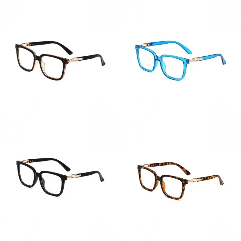 Óculos de sol transparentes para mulheres designer azul preto designer óculos lado oco lentes de sol unissex óculos de sol quadrados distintivos úteis ga026