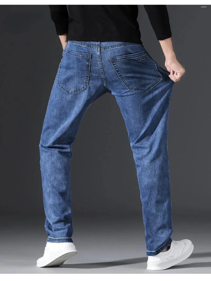 Mens Jeans 2023 Spring Summer Black Brand Classic Fashion Casual