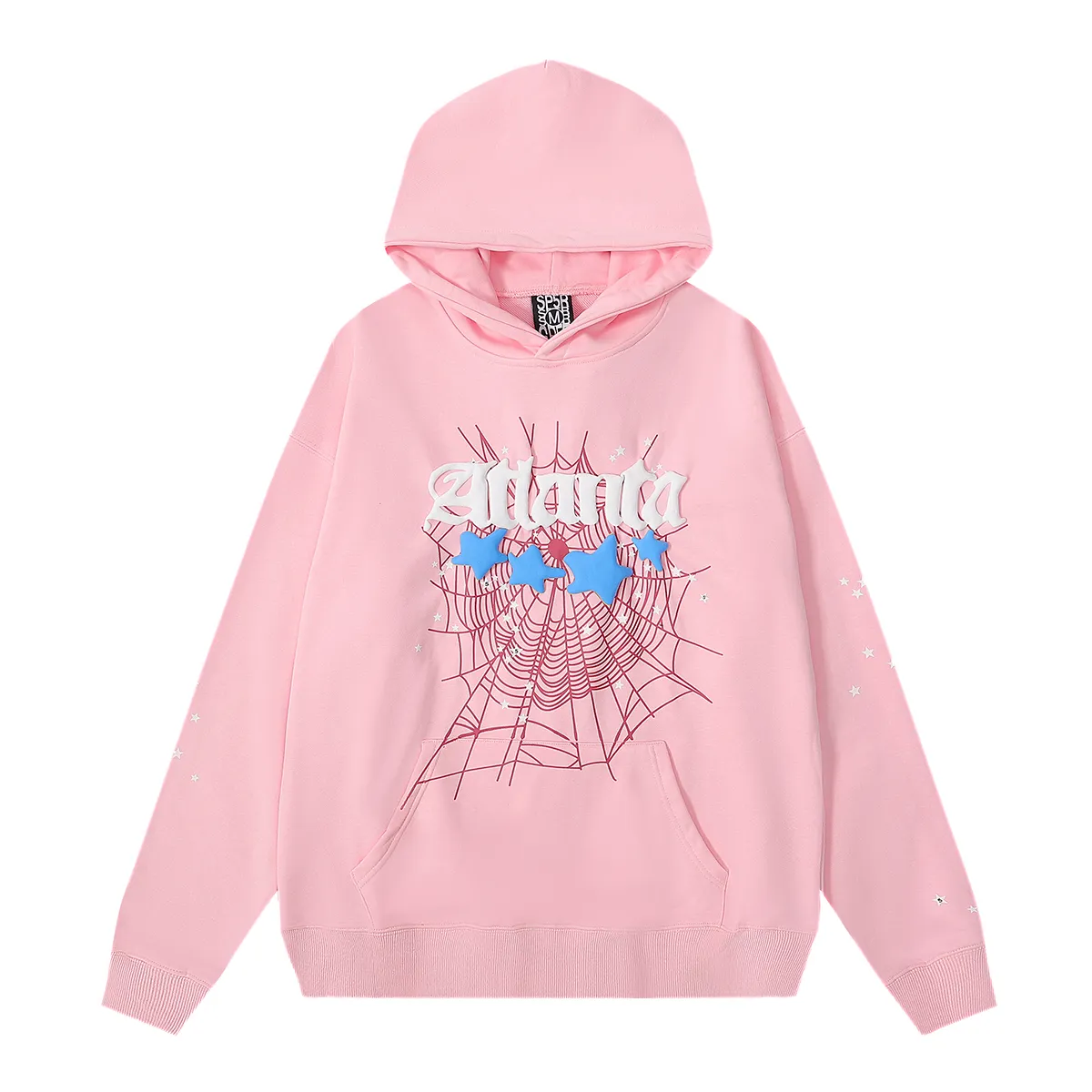 Sp5der Sweatshirt Men Hoodie Spider Hoodie Designer Tracksuit Men Pink