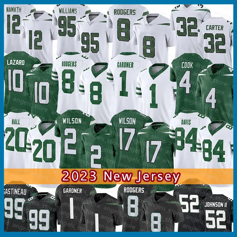 Hmad Sauce Gardner 8 Aaron Rodgers Zach Wilson New Yorks Football