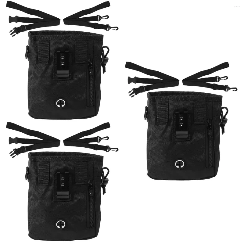 Housses de siège de voiture pour chien 3pcs Treat Bag Portable Training Outdoor Snack Cordon de serrage