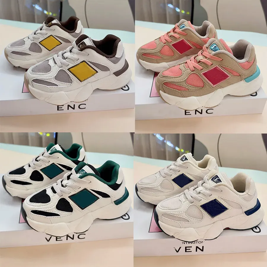 9060 Çocuk Ayakkabı Çocuklar Okul Öncesi PS Atletik Açık Tasarımcı Sneaker Trainer Toddler Kız Tod Chaussures Enfant Sapatos Infantis C Pour