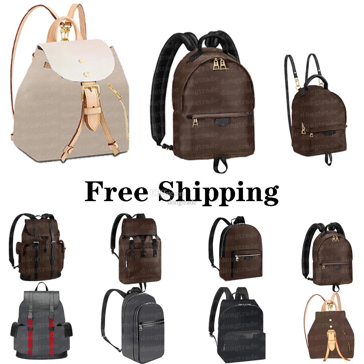 Designer Backpack Designer Bag Book Palm Springs Mini Backpacks Back Pack Crossbody Bags Men Women Luxury Leather Black Handbags Brown Handbag