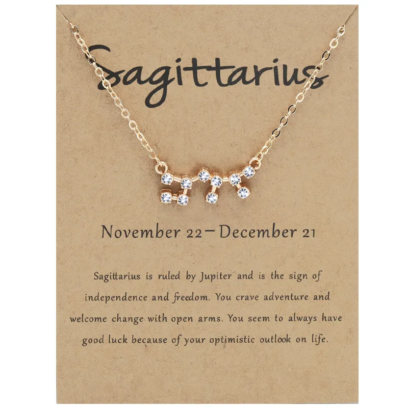 YL Collana Argento 925 Con Ciondolo Zodiaco Rosa Glasgow – Regalo Donna