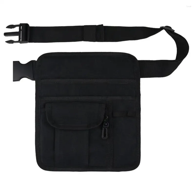 Sacs de rangement Design élégant Serveur Fanny Pack Capacité Sac de taille Sangle réglable Facile à nettoyer Attache pour les serveurs de restaurants