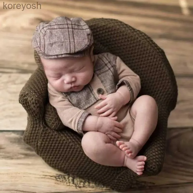 Kissen 3 Teile/satz Neugeborenen Baby Posiert Mini Sofa Sessel Kissen Kleinkinder Fotografie Requisiten Poser Foto ZubehörL231116