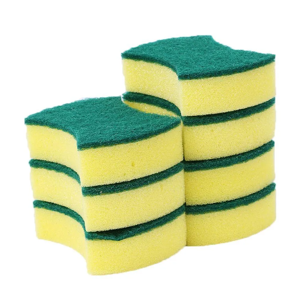 Sponges & Scouring Pads Sponges Pads Nano Materials Household Cleaning Dishcloth Kitchen Bowl Washing Drop Delivery Home Garden Housek Dh3Mj