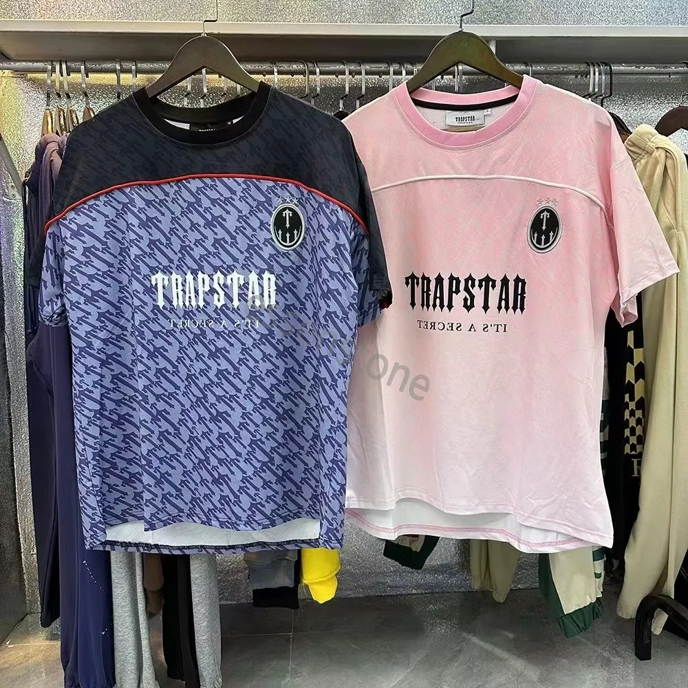 Designerskie męskie Trapstars t koszule po polo pary litera T-shirty Mężczyzna Kobiety Trapstars koszula
