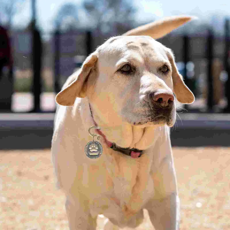 犬の首輪ペットリスト猫IDタグネックレス子犬名タブタグ刻まれたサプライレタリングDIYアドレス帳犬用