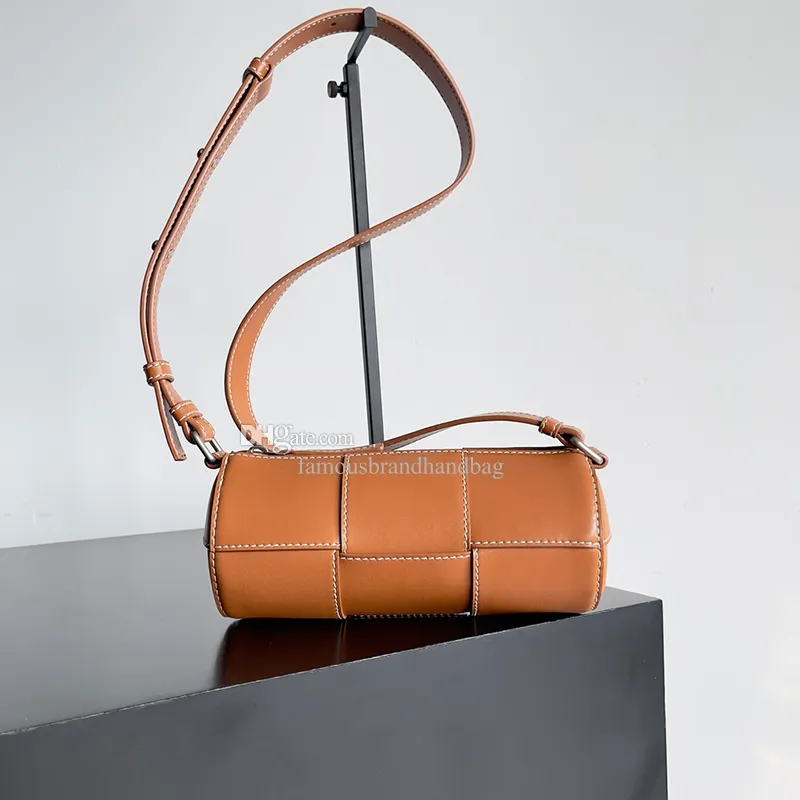 Luxury Cylinder Barrel Bag 21CM Crossbody Leather Messenger With Mirror Quality Ideal For Designer Style And Elegant Shoulder Carry From Famousbrandhandbag 330.91 DHgate.Com
