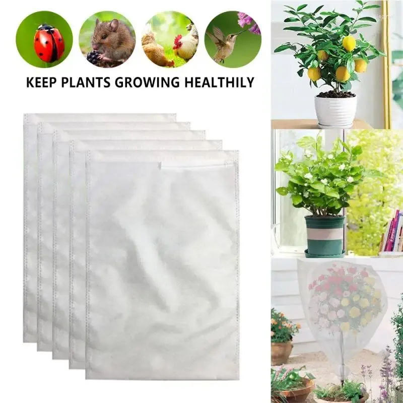 Planters 5pcs Plant Insect-proof Net Bag Potted Seedlings Fruit Tree Protection And Bird-proof