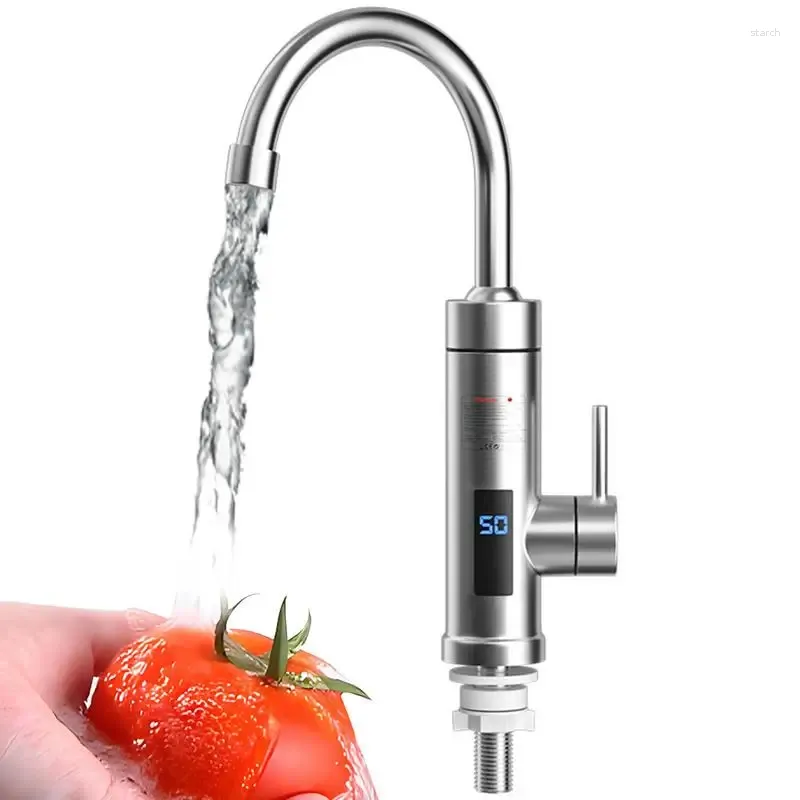 Kitchen Faucets Water Heater Faucet 360 Rotatable Instant Heat Electric Tap Sink Parts For Bathroom Washbasin Bathtubs