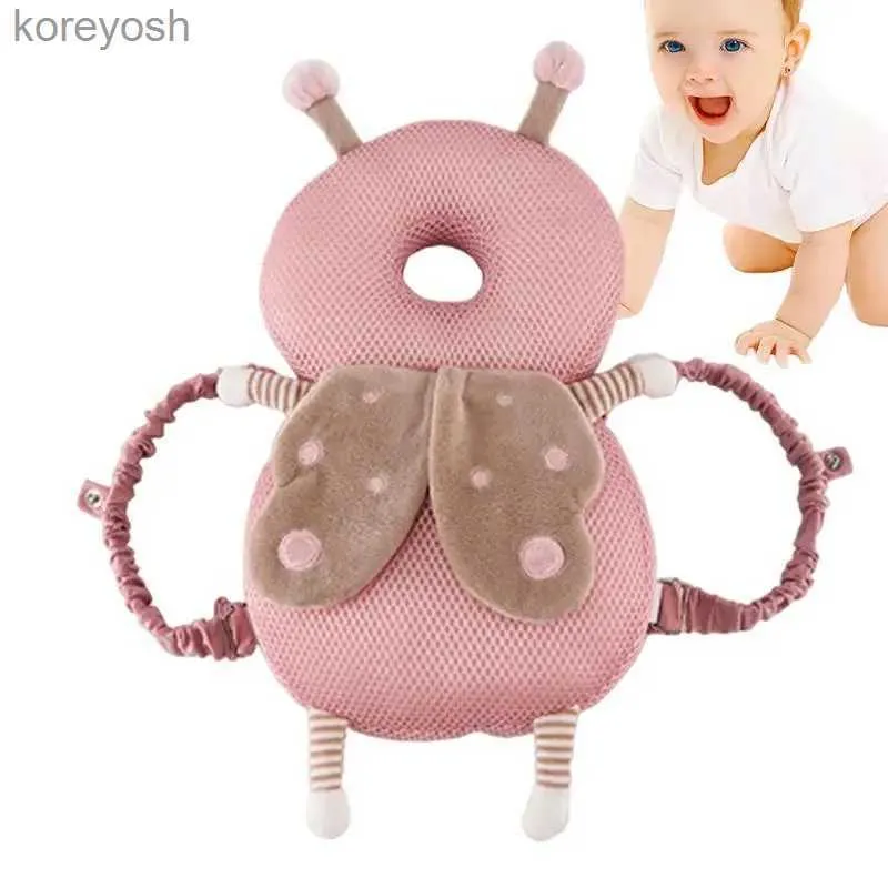Pillows Head Protector Backpack Adjustable Anti Fall Backpack Head Cushion Breathable Protection Pillow For Kids Walker Cartoon AnimalL231116