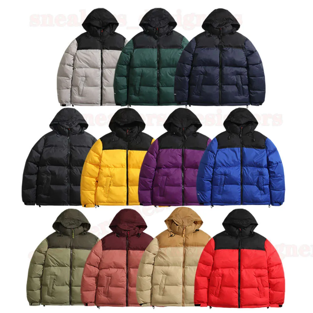 Designer Mens sur la veste Northface Winter Cotton Vestes pour femmes Vestes Parka Mabinement Face Outdoor Breakers Couple de couches chaudes épaisses Tops Outwear plusieurs couleurs