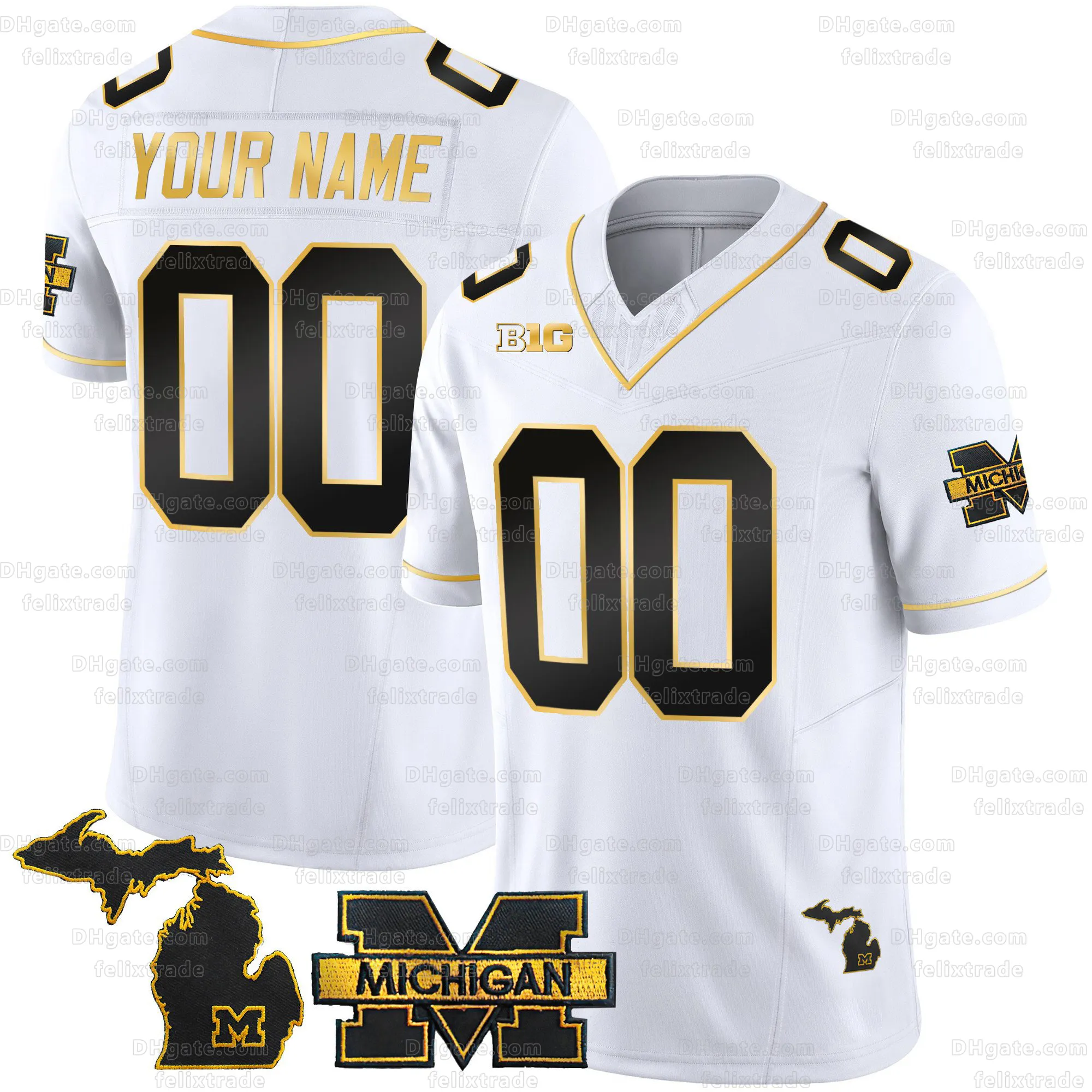 ⭐︎ビッグサイズ⭐︎TEAM SPRIT ミシガン大学フットボールジャージ ⭐︎ビッグサイズ⭐︎TEAM SPRIT ミシガン大学フットボール