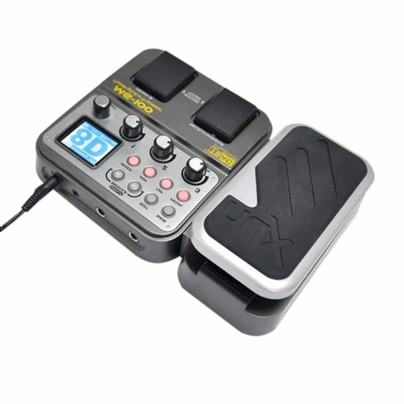 Freeshipping MG-100 Modeling Gitarrenprozessor Gitarreneffektpedal Drum Tuner Recorder 58 Effekte 72 voreingestellte Multifunktions-Ldprs