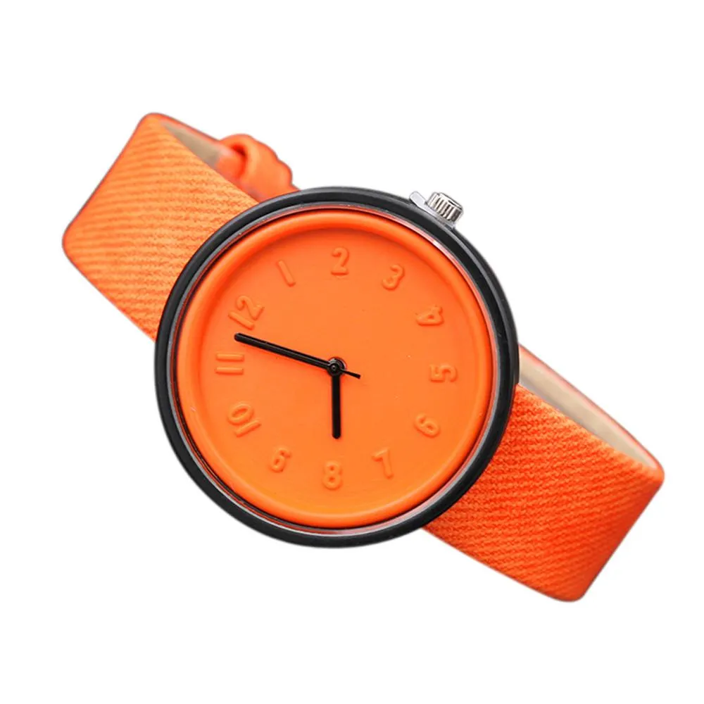 2023 Herrkvartssportklockor Laror Dial Watch Automatisk kalender orange armbandsur vattentät sport HBP -klocka