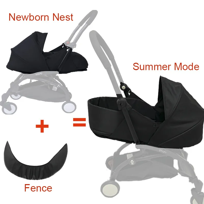 Kinderwagenteile Zubehör Kinderwagen Zubehör Born Schlafkorb 0-6M Geburtsnest Passend für Babyzen YOYO Kinderwagen Winterschlafsäcke Regenschutz 230414