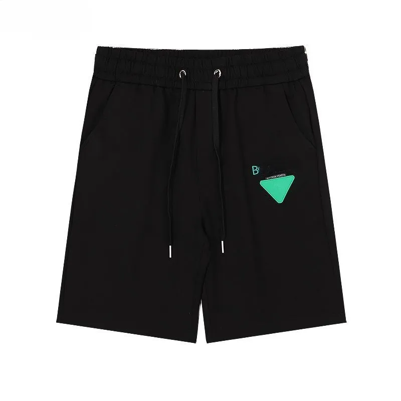 BV mans shorts s designer shorts bottega ven ny mode märke bv mens shorts casual byxor triangel etikett reflekterande ficka stora löst andningsbara svarta shorts crny