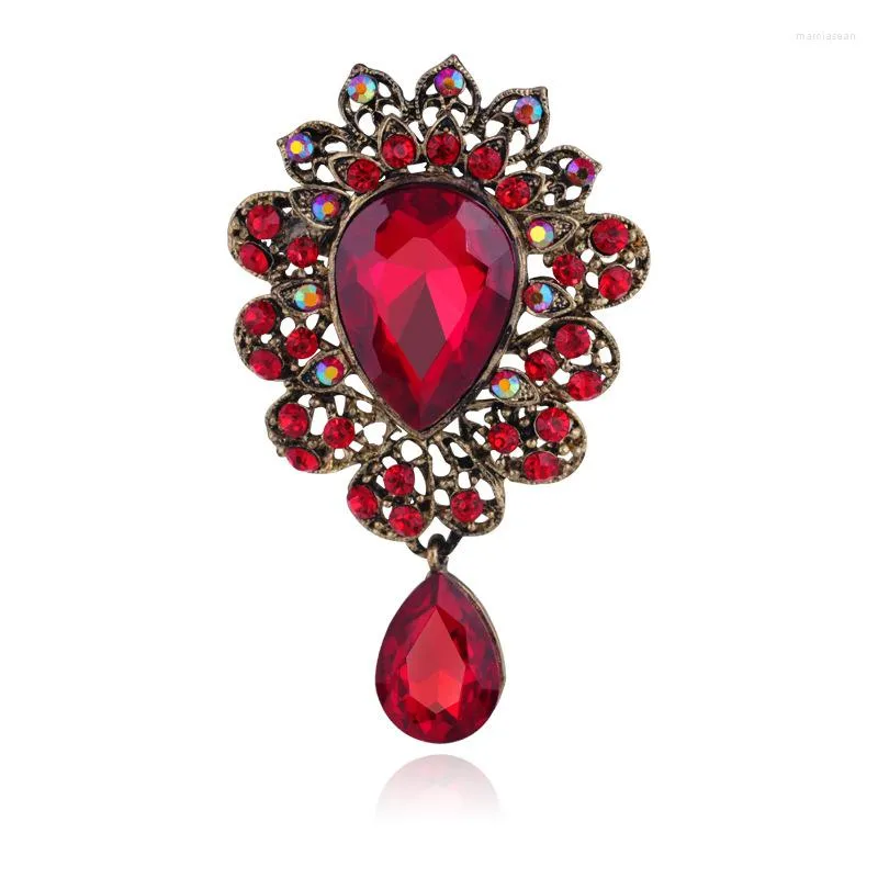 Brooches Wholesale Luxury Crystal Brooch Fashion Corsage Clothing Accessories Manufacturers Supply