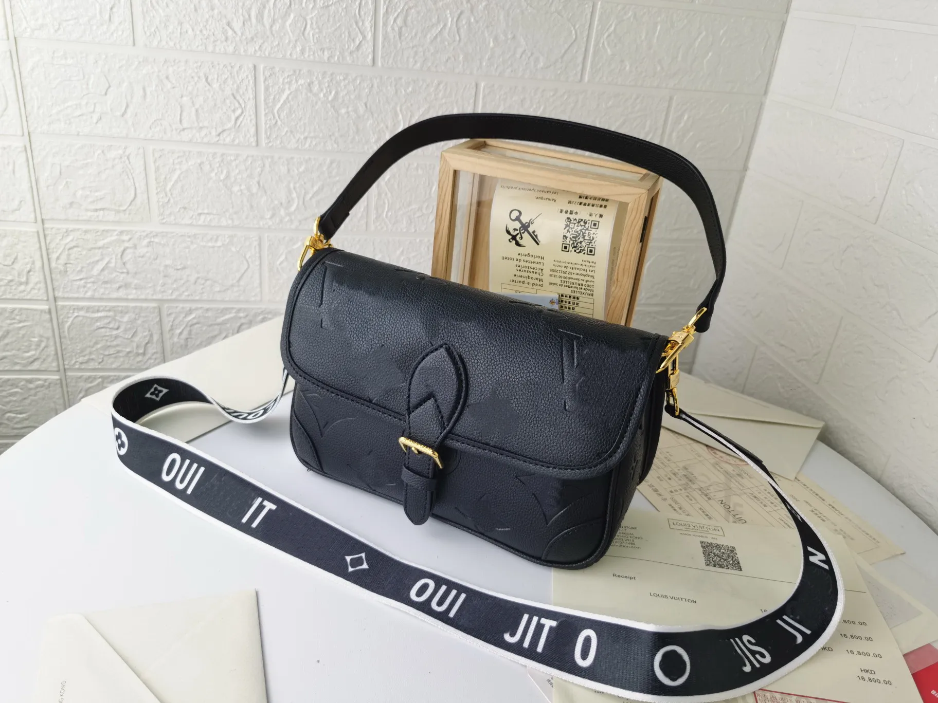 Kwaliteit designer tas dames favoriete schoudertassen echte lederen montigne messenger handtas kettingen riem zwarte crossbody tassen draagtas portemonnee portemonnee portemonnee