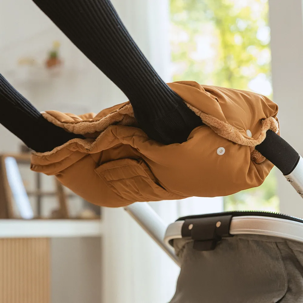 Baby Pram Orange Manoplas De Mano Kit De Invierno Con Calentadores De