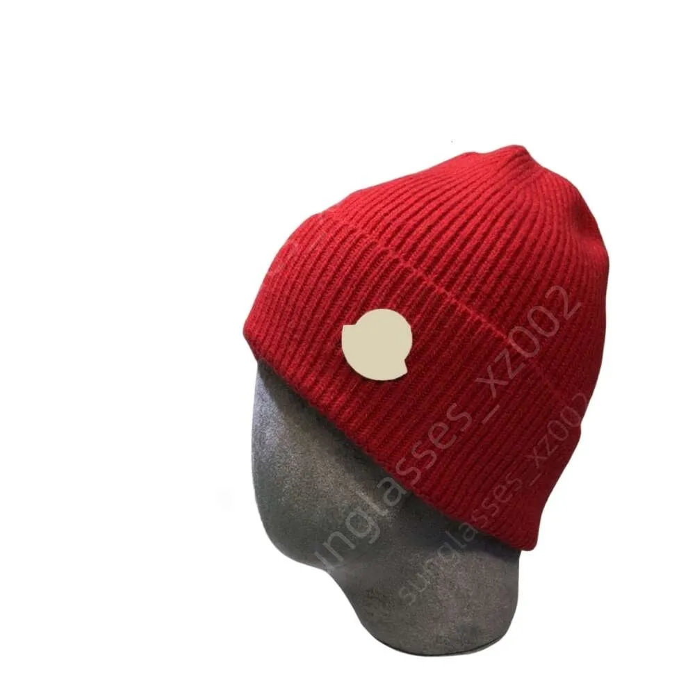 Monclair Bonnet Chapeau De Luxe Top Qualité Designer Bonnet Chapeau D'hiver Hommes Casquette À La Mode Chapeau Chaud 15 Couleurs Classique Hommes Mode Stretch Laine Casquette Chapeaux Pour Hommes