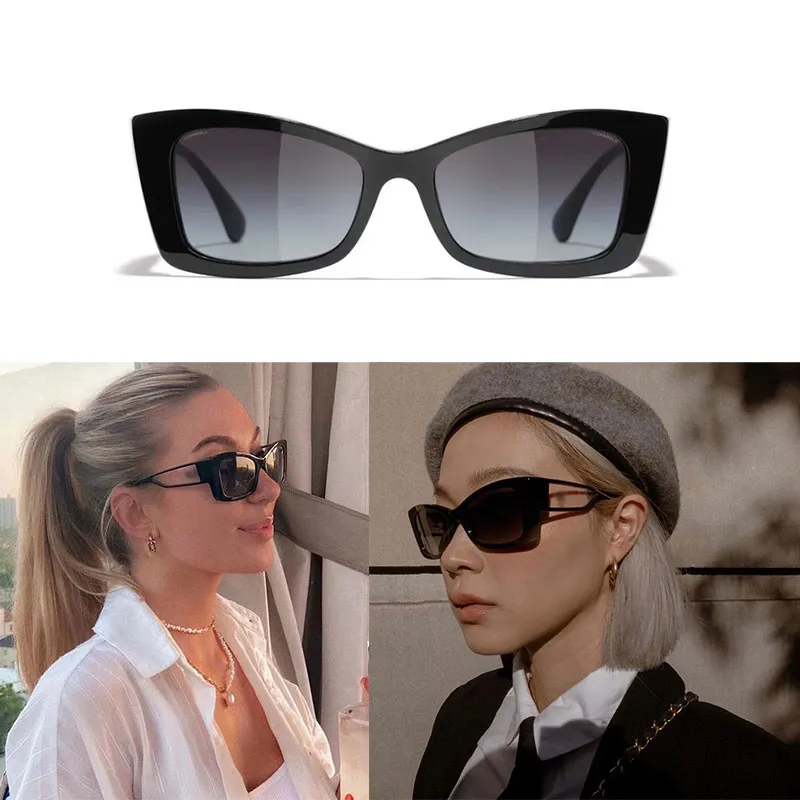 Óculos de sol para mulheres Chunky Frame 5430 Classic Trend Style Designer Sunglasses Sacoche Trapstar American Eyewear American