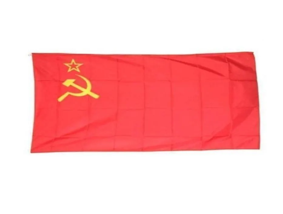 Soviet Union Ussr Flag High Quality 3x5 FT 90x150cm Flags Festival Party Gift 100D Polyester Indoor Outdoor Printed Flags Banners1299042