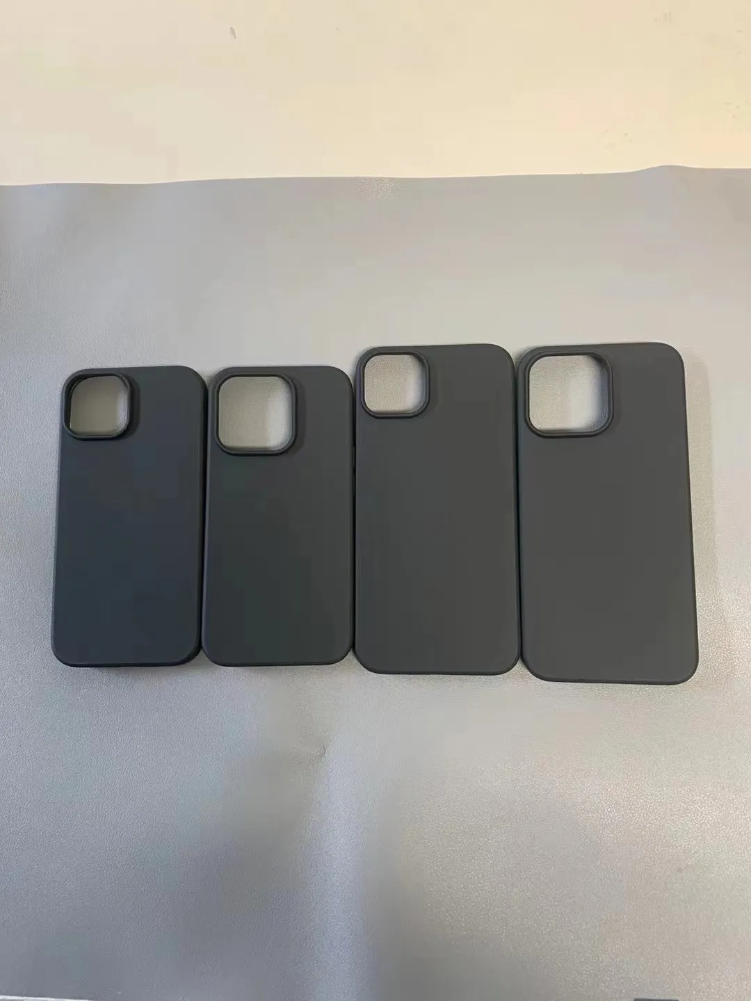 500 stycken för iPhone 15 15 Pro Max Best Quality Black Matte TPU -mobiltelefonfodral Kan UV skriva ut Mix Model Lämna meddelande