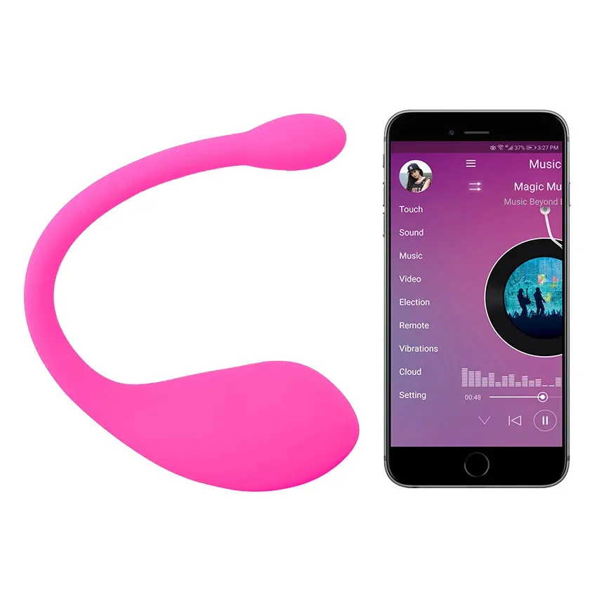 Wibratory G-punkt wibratory płciowe zabawki Łechtaczka Aplikacja Wibrator Wibrator bezprzewodowy Bluetooth Pilot Smart Embina Massager Vibrating Egg for Woman 231116